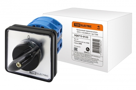 TDM ELECTRIC SQ0715-0122 Кулачковый переключатель КПУ11-10/2098 (0-1 3р) TDM